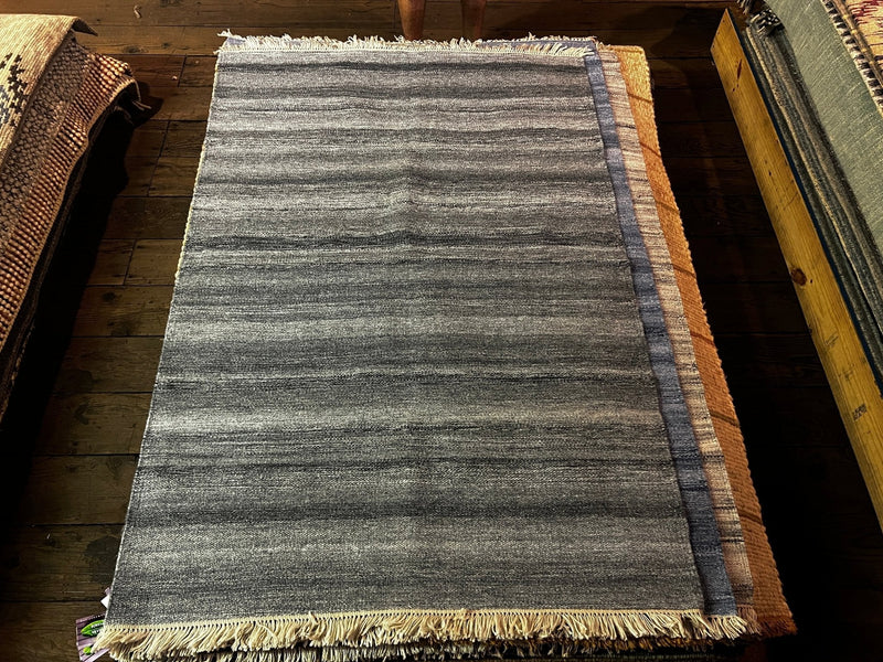 Jaipur Aviv Light Grey Handwoven PET Yarn Durrie Rug (Multiple Sizes) | Banana Manor Rug Factory Outlet