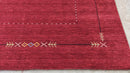 Jake Blues 5x8 Handwoven Red Rug | Banana Manor Rug Company