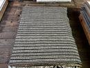 James Hampton 4.9X6 Choti Stripe Jute Durrie | Banana Manor Rug Company