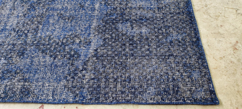 James Rolleston Hand-Knotted Modern Blue Abstract 5x8 | Banana Manor Rug Company