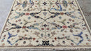 Jamie Lee Curtis 5x7 Ivory Hand-Knotted Oushak Rug | Banana Manor Rug Company