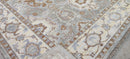 Jan Showers Grey and Ivory Hand-Knotted Oushak Rug 8x10 | Banana Manor Rug Company