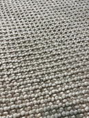 Jane Wiseman Handwoven Wool Durrie Ivory Loop 6.9x9 | Banana Manor Rug Factory Outlet