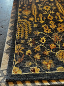 Jaqueline Fleming 7.9x9.9 Blue Hand-Tufted Rug | Banana Manor Rug Factory Outlet