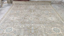 Jayma 9x12 Silver and Grey Hand-Knotted Oushak Rug | Banana Manor Rug Company