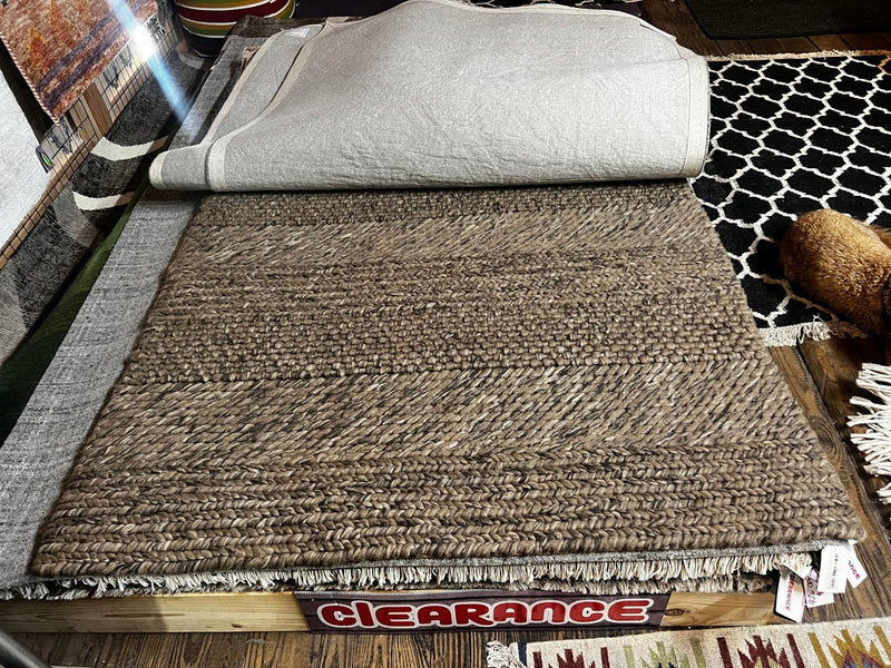 Jayson 5x8 Striped Handwoven Durrie Rug | Banana Manor Rug Factory Outlet