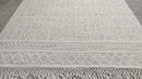 Jedediah Atkinson 7.6x9.6 White Modern Handwoven Rug | Banana Manor Rug Company