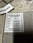 Jeff Spicoli 4.9x6.9 White and Black Moroccan Style Rug | Banana Manor Rug Factory Outlet