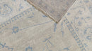 Jenna Thiam 8.3x11.6 Grey and Ivory Hand-Knotted Oushak Rug | Banana Manor Rug Company