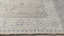 Jenna Thiam 8.3x11.6 Grey and Ivory Hand-Knotted Oushak Rug | Banana Manor Rug Company