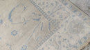 Jenna Thiam 8.3x11.6 Grey and Ivory Hand-Knotted Oushak Rug | Banana Manor Rug Company