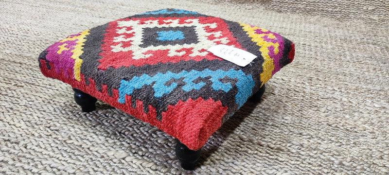 Jesse McCartney Wooden Upholstered Stool 14x14x7 (Assorted Styles) | Banana Manor Rug Company