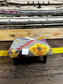 Jesse McCartney Wooden Upholstered Stool 14x14x7 (Assorted Styles) | Banana Manor Rug Company