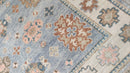 Jessie Prescott 8x10 Light Blue and Ivory Hand-Knotted Oushak Rug | Banana Manor Rug Company