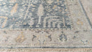Jessy 8x10 Grey and Beige Green Hand-Knotted Oushak Rug | Banana Manor Rug Company