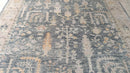 Jessy 8x10 Grey and Beige Green Hand-Knotted Oushak Rug | Banana Manor Rug Company