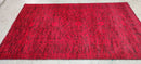 Joanie Wyll Red Hand-Knotted Oushak Rug 5x8 | Banana Manor Rug Company