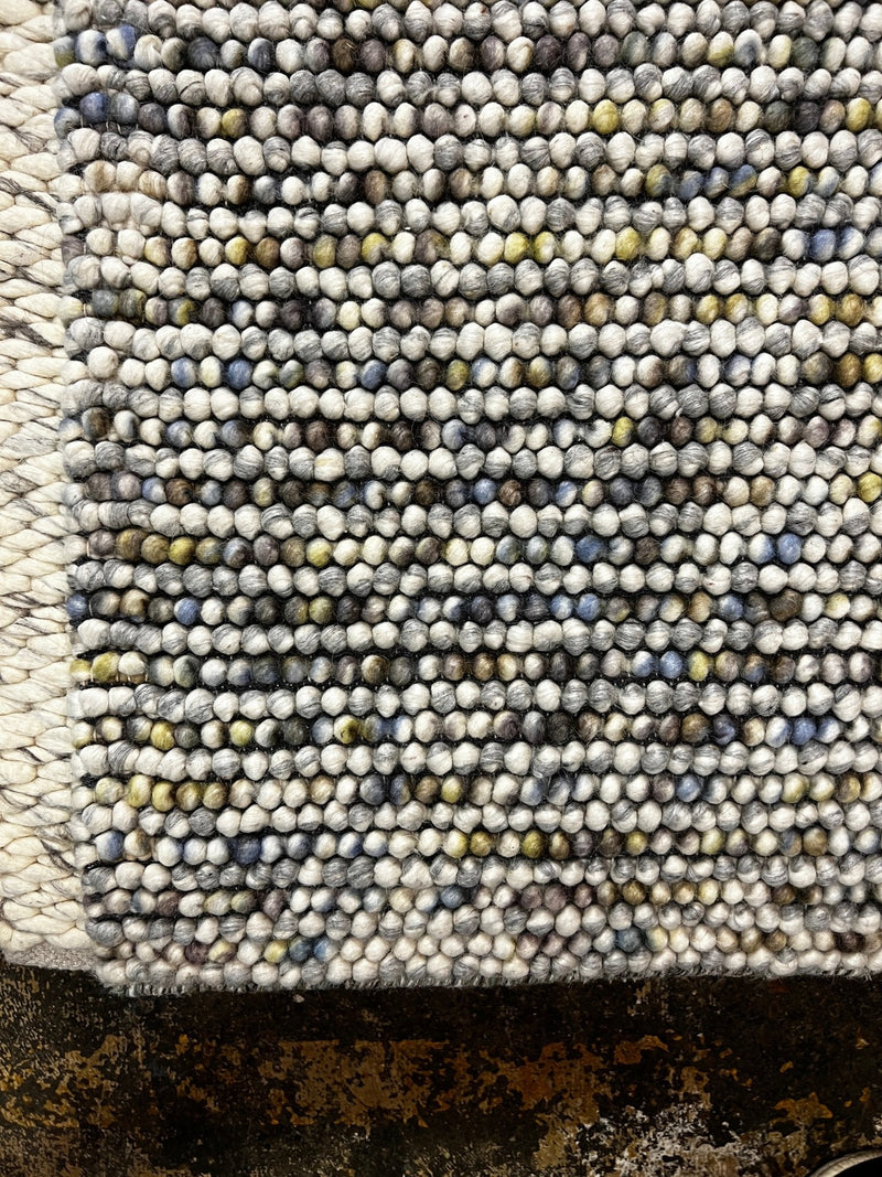 Joanna Baillie Handwoven Wool Durrie Natural Loop 6x9 | Banana Manor Rug Factory Outlet