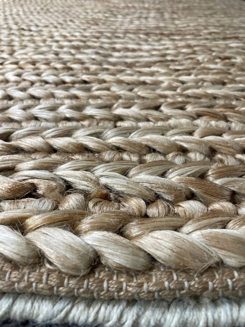 Joanna Pettet 6.3X8.9 Natural Jute Rug | Banana Manor Rug Company