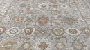 Jodi 8.6x10.3 Gray Hand-Knotted Oushak Rug | Banana Manor Rug Company