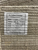 John Leigh Tan Silver Viscose Rug 2x4 | Banana Manor Rug Company