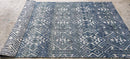 John Noble Hand-Knotted Modern Rug Green High-Low 5x8.3 | Banana Manor Rug Company