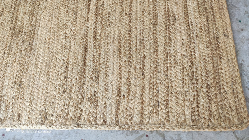 John Winger 5x8.3 Handwoven Natural Jute Rug | Banana Manor Rug Company