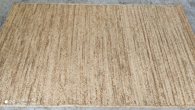 John Winger 5x8.3 Handwoven Natural Jute Rug | Banana Manor Rug Company