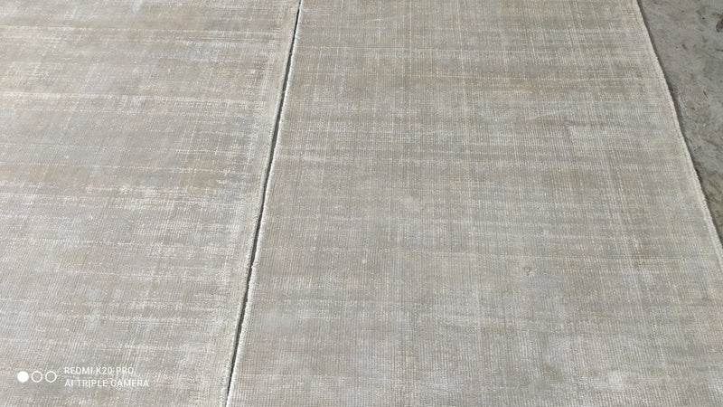Johnny Doe 2.9x6/2.9x11.9/4x6/5.3x7.6 Beige Tip Sheared Handwoven Viscose Rug | Banana Manor Rug Company