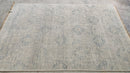 Josie 6x8.9 Silver and Grey Hand-Knotted Oushak Rug | Banana Manor Rug Company