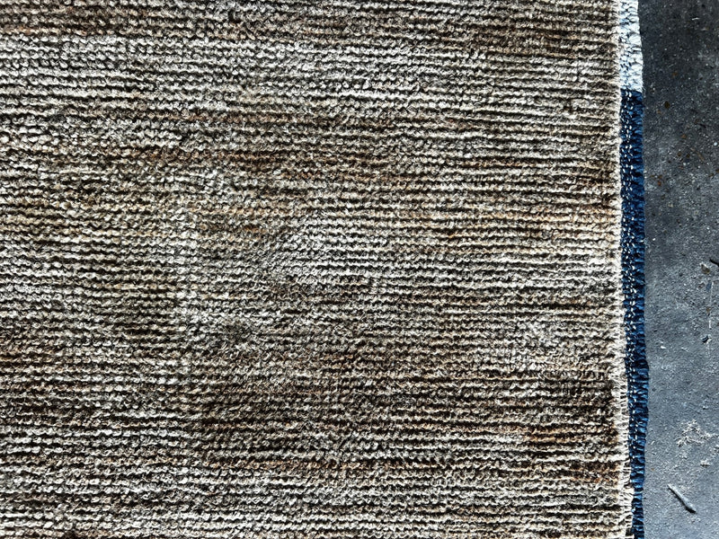 Juan Epstein Natural Tip Sheared Jute Durrie Rug 8x10 | Banana Manor Rug Company