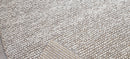 Judith Murray Handwoven Wool Durrie Natural Grey Loop ball 10x13.6 | Banana Manor Rug Company