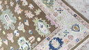 Julie Ege 6x9 Light Brown and Light Grey Hand-Knotted Oushak Rug | Banana Manor Rug Company