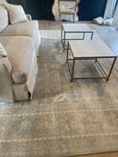 Juliet Boyce 12x15 Light Greenish Blue, Grey & Ivory Hand Knotted Oushak | Banana Manor Rug Company