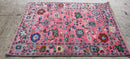 Juliette Binoche 4x6 Pink Hand-Knotted Oushak Rug | Banana Manor Rug Company