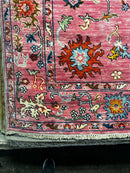 Kathrine Sørland 6.3x9.6 Pink Hand-Knotted Oushak Rug | Banana Manor Rug Company