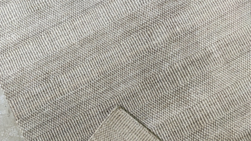 Kayla Loves Phil 6.6x9.6 Silver Handwoven Viscose Rug | Banana Manor Rug Company