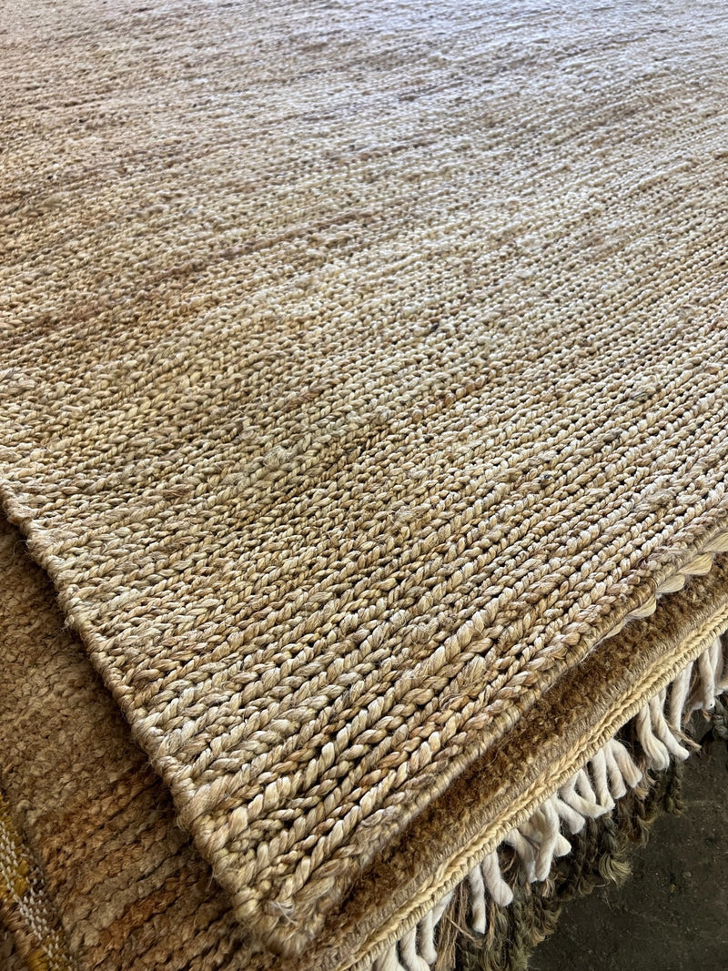 Kelly Leak 9x12 Handwoven Jute Soumak | Banana Manor Rug Company