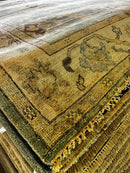 Kelly Sawyer Patricof 8x10.3 Light Green and Beige Hand-Knotted Oushak Rug | Banana Manor Rug Factory Outlet