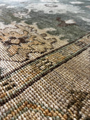 Kelly Sawyer Patricof 8x10.3 Light Green and Beige Hand-Knotted Oushak Rug | Banana Manor Rug Factory Outlet