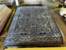 Kennedy 8x10 Hand-Knotted Blue Geometric Oushak Rug | Banana Manor Rug Factory Outlet