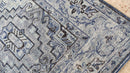 Kennedy 8x10 Hand-Knotted Blue Geometric Oushak Rug | Banana Manor Rug Company