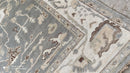 Kennedy Jones 8x10 Hand-Knotted Grey and Ivory Oushak Rug | Banana Manor Rug Company