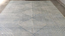 Kenneth Ludwig 9x12 Hand-Knotted Blue and White Modern Rug | Banana Manor Rug Company