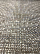 Kent Tekulve 8.3X9.6 Grey and Black Durrie Rug | Banana Manor Rug Company