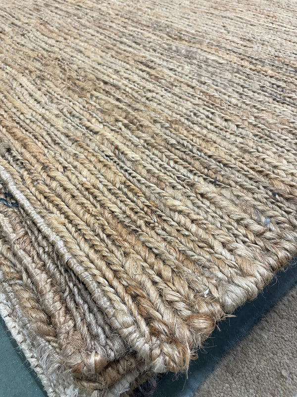 Kevin Dobson 10.3x13.3 Natural Jute Soumak Rug | Banana Manor Rug Company