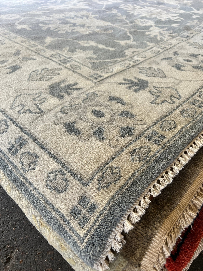 Kim Hand-Knotted 9x12 Oushak | Banana Manor Rug Company