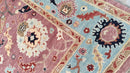 Kimball Rust and Light Blue Oushak Rug | Banana Manor Rug Company