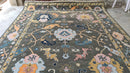 Kirsten Heiberg 9x12 Grey Hand-Knotted Oushak Rug | Banana Manor Rug Company