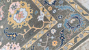 Kirsten Heiberg 9x12 Grey Hand-Knotted Oushak Rug | Banana Manor Rug Company